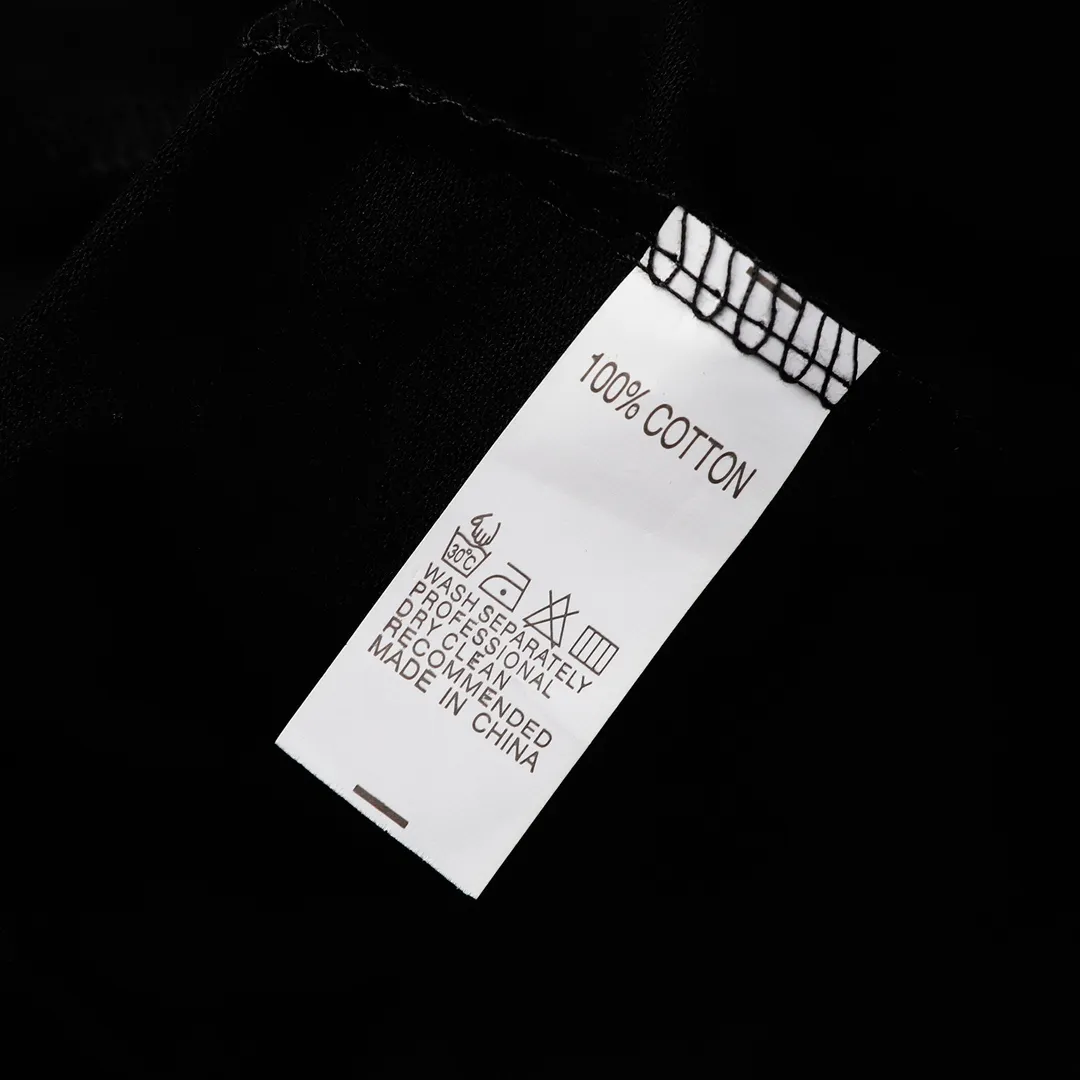Saint Michael series retro trendy round neck short sleeves Model number: 3152P110 Color: black Size: S M L XL